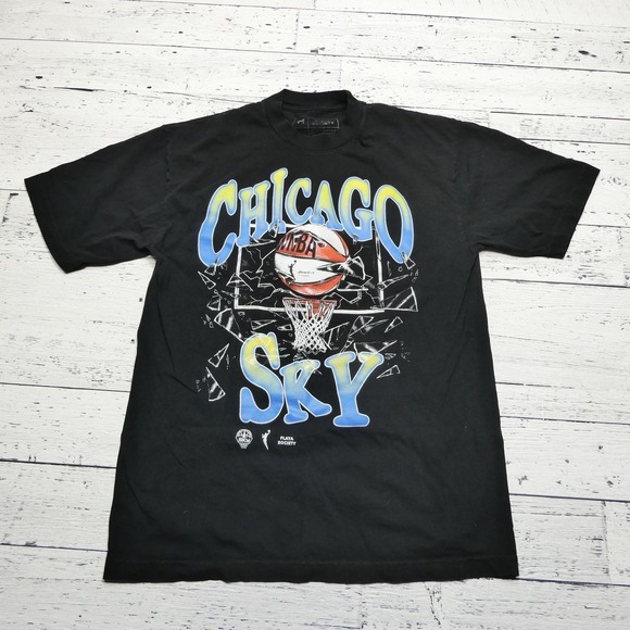 Playa Society Other - Chicago Sky Shirt Mens Medium Black Playa Society WNBA Basketball Graphic‎ Tee